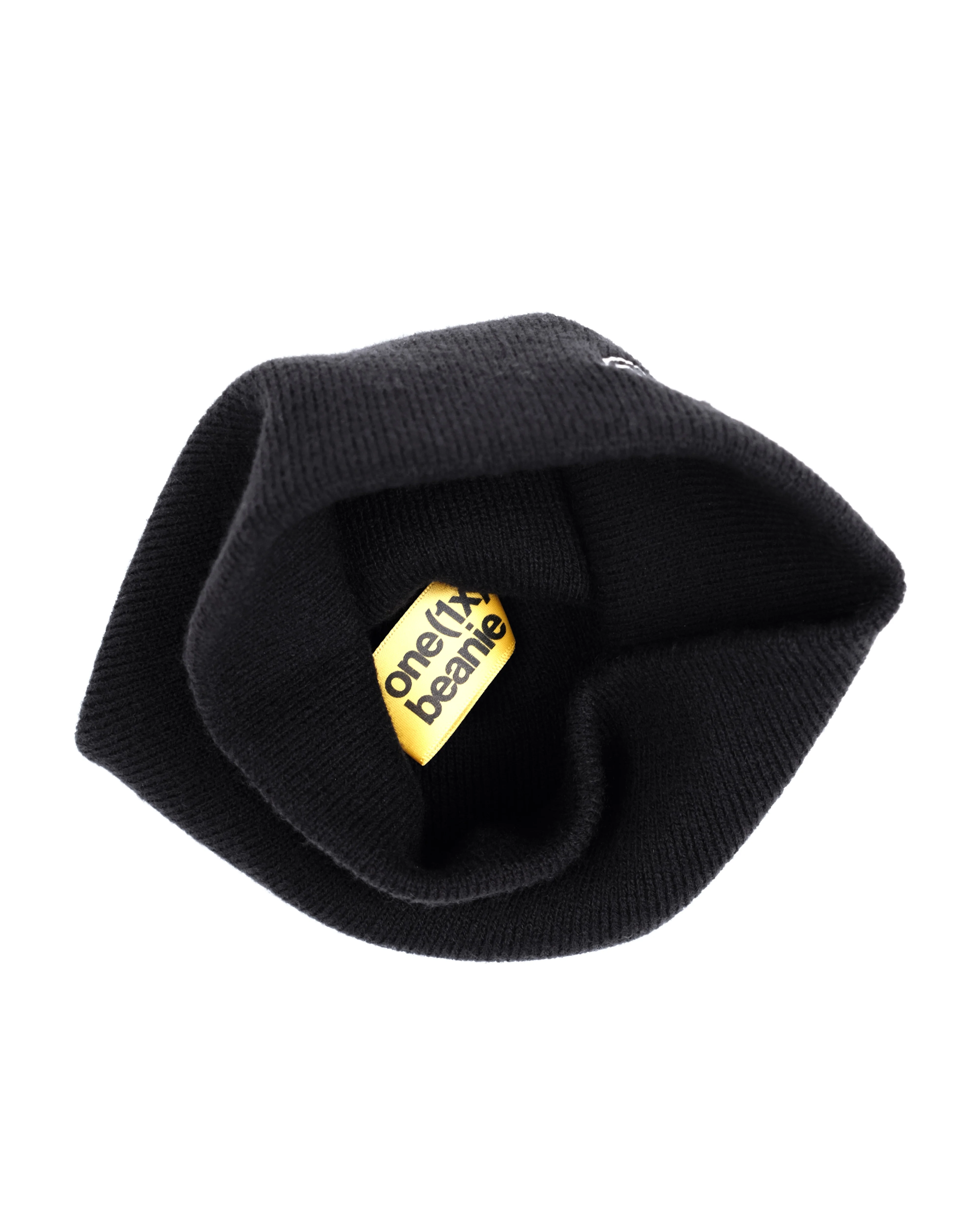 BLACK SCRIPT BEANIE - Image 3