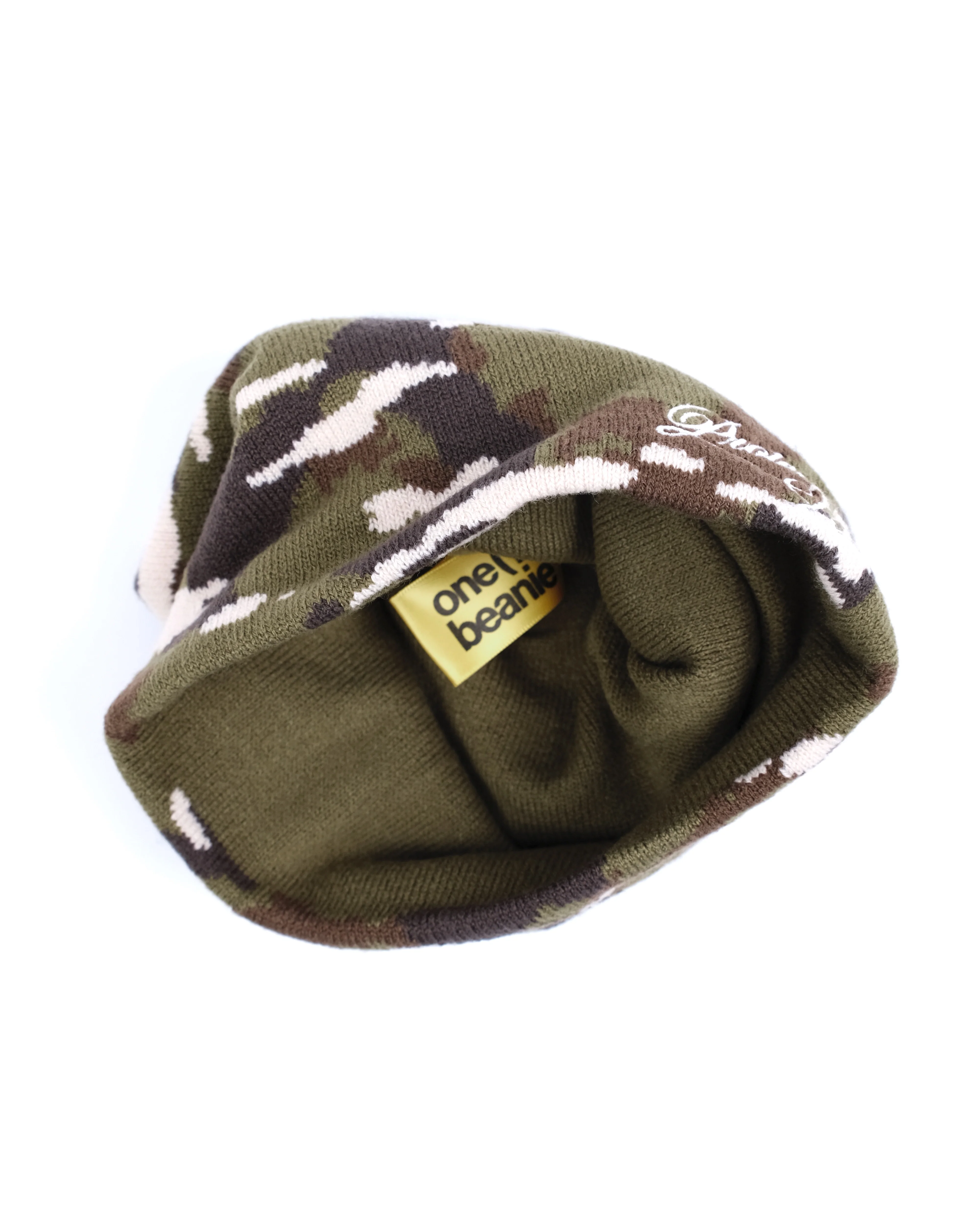 CAMO SCRIPT BEANIE - Image 3