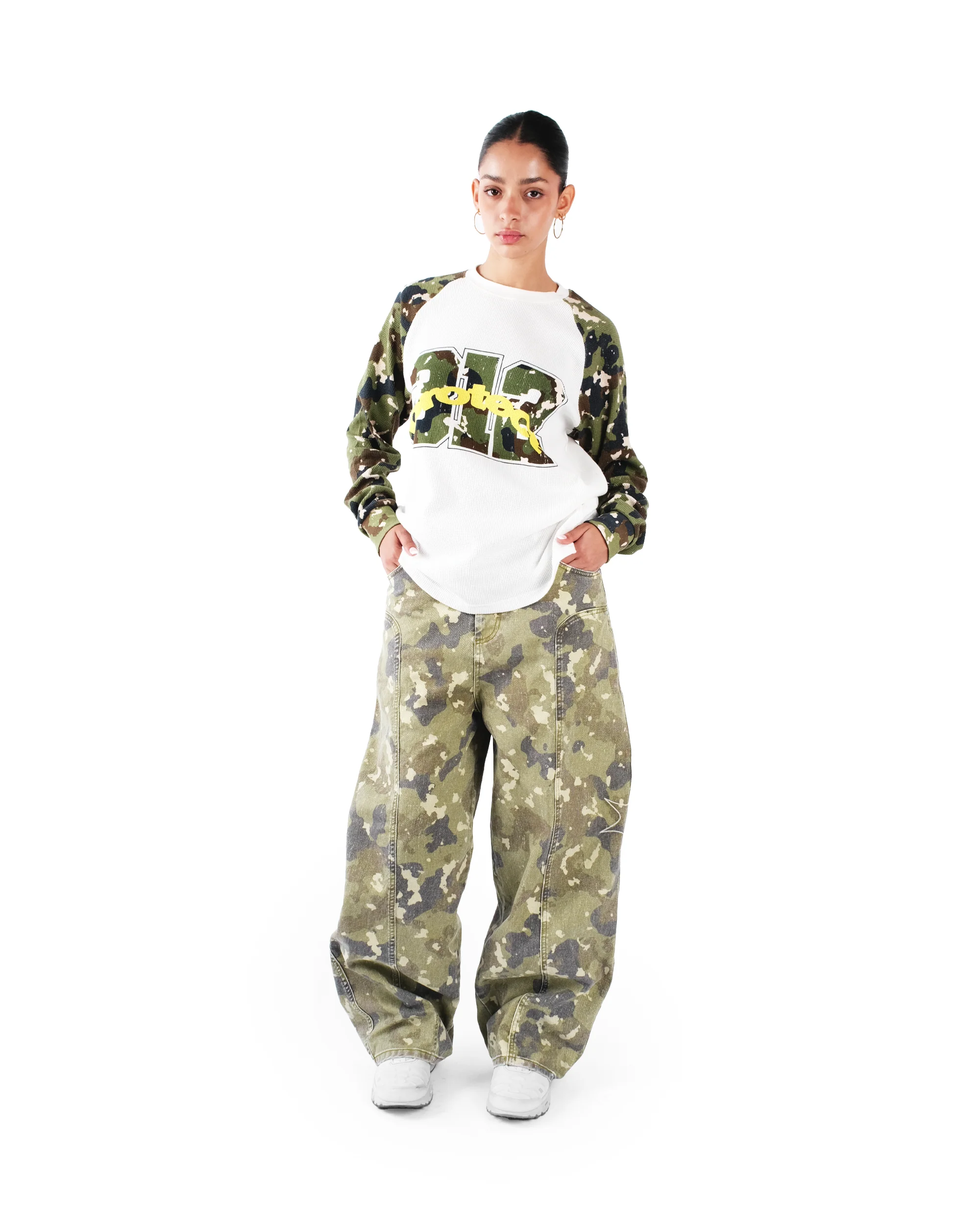 CAMO WAFFLE LONG SLEEVE - Image 3