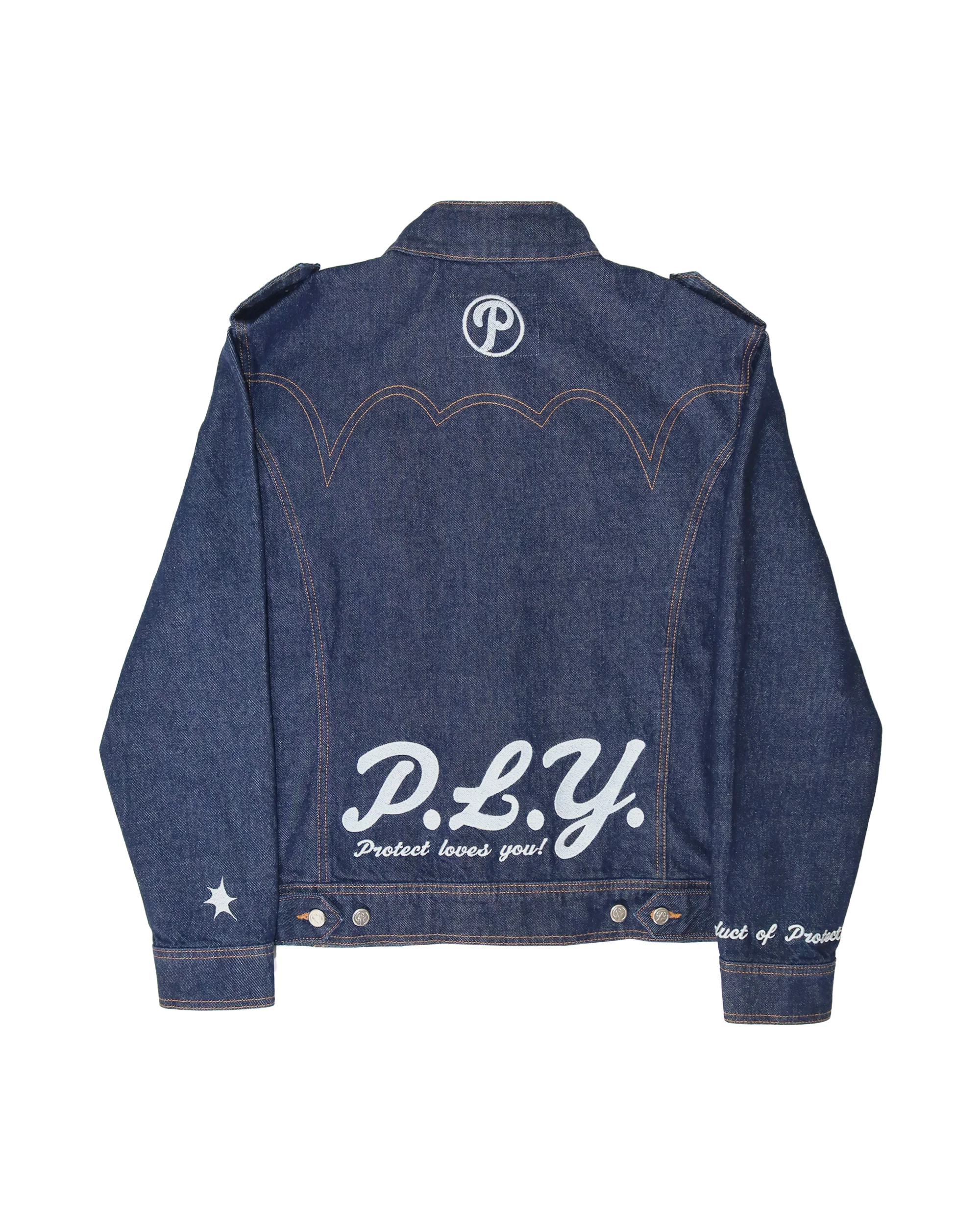 Chief Denim Jacket Indigo - Image 3