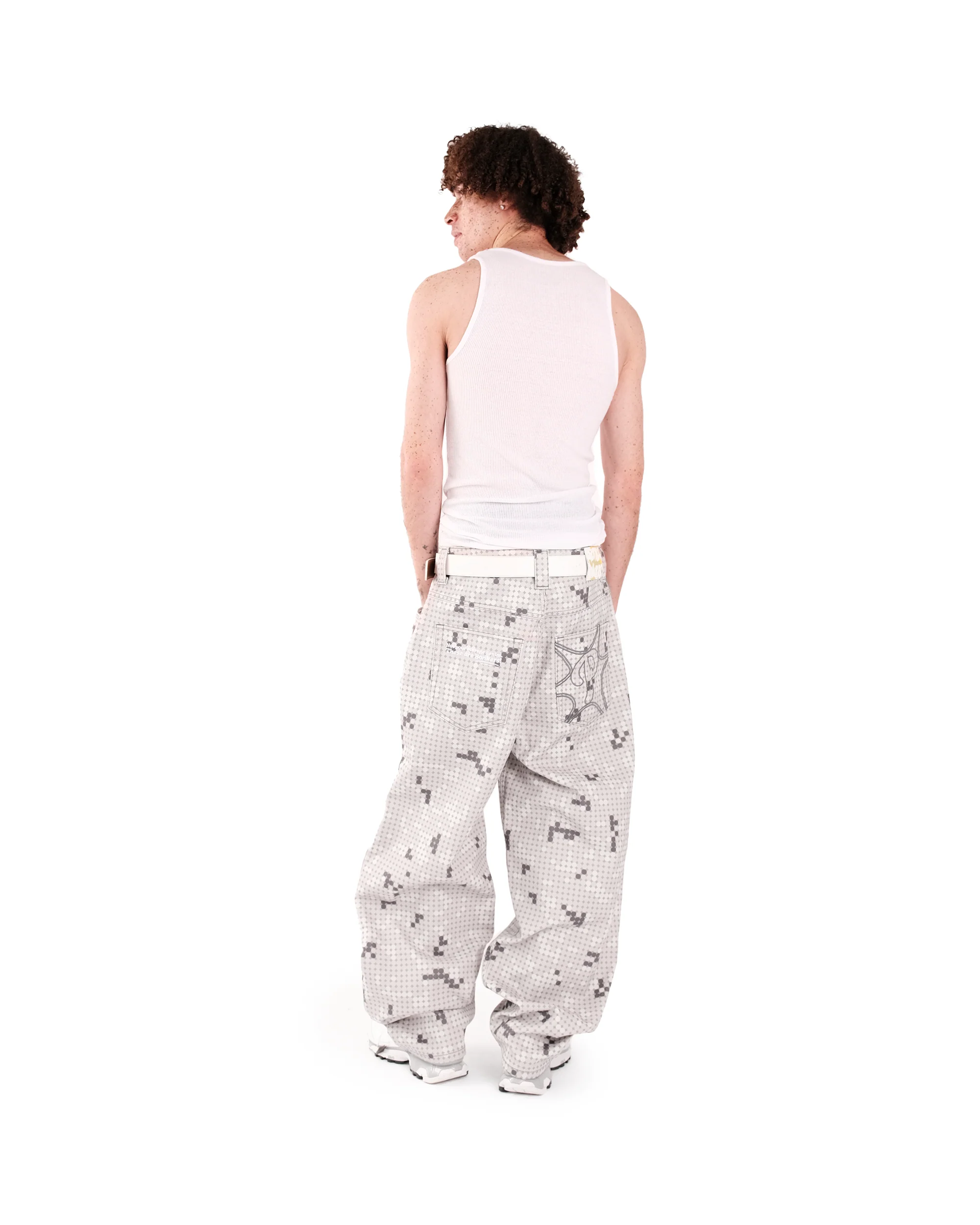 GREY DOT BONKERS DENIM - Image 7