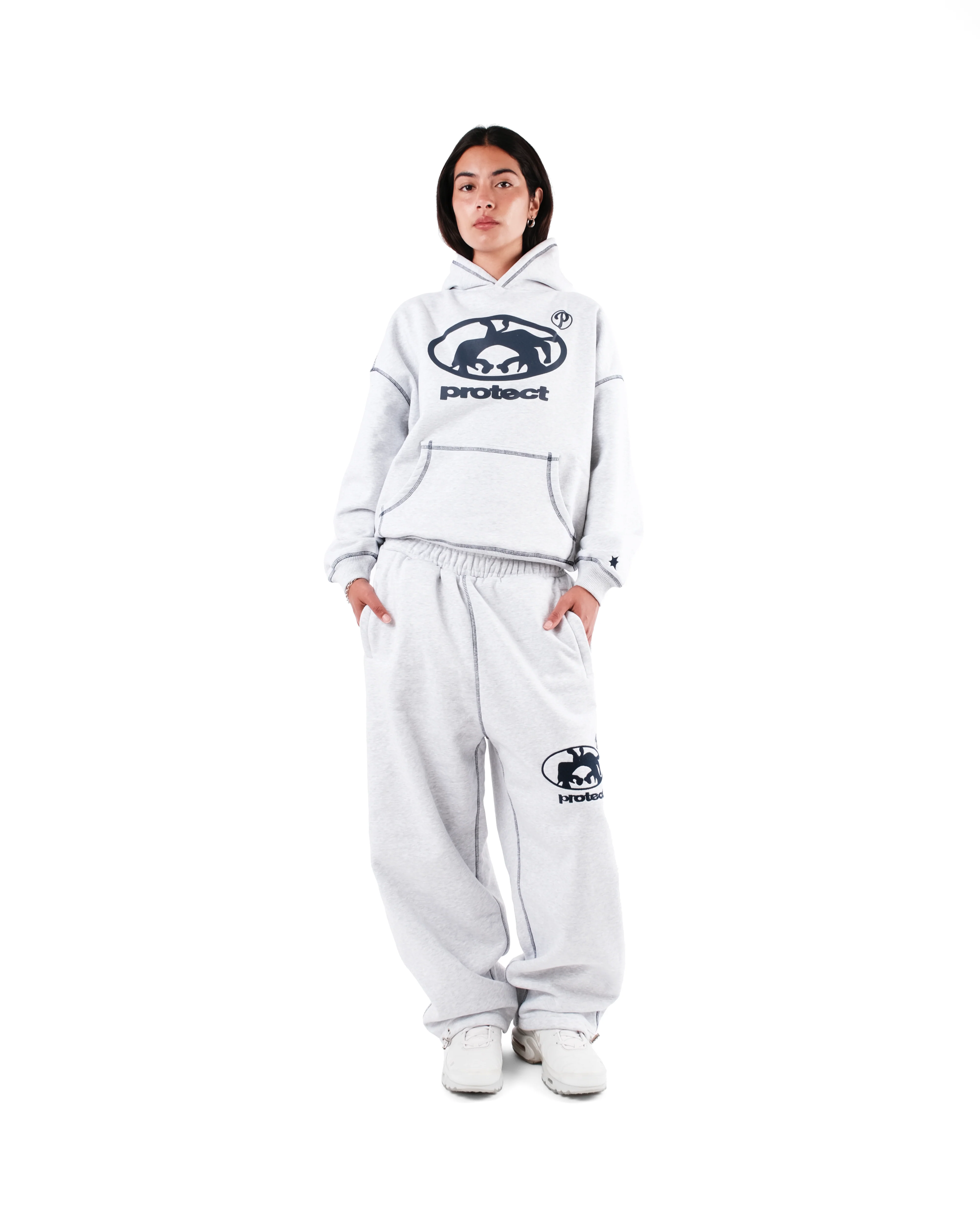 GREY/NAVY BRUDDA SWEATS - Image 4