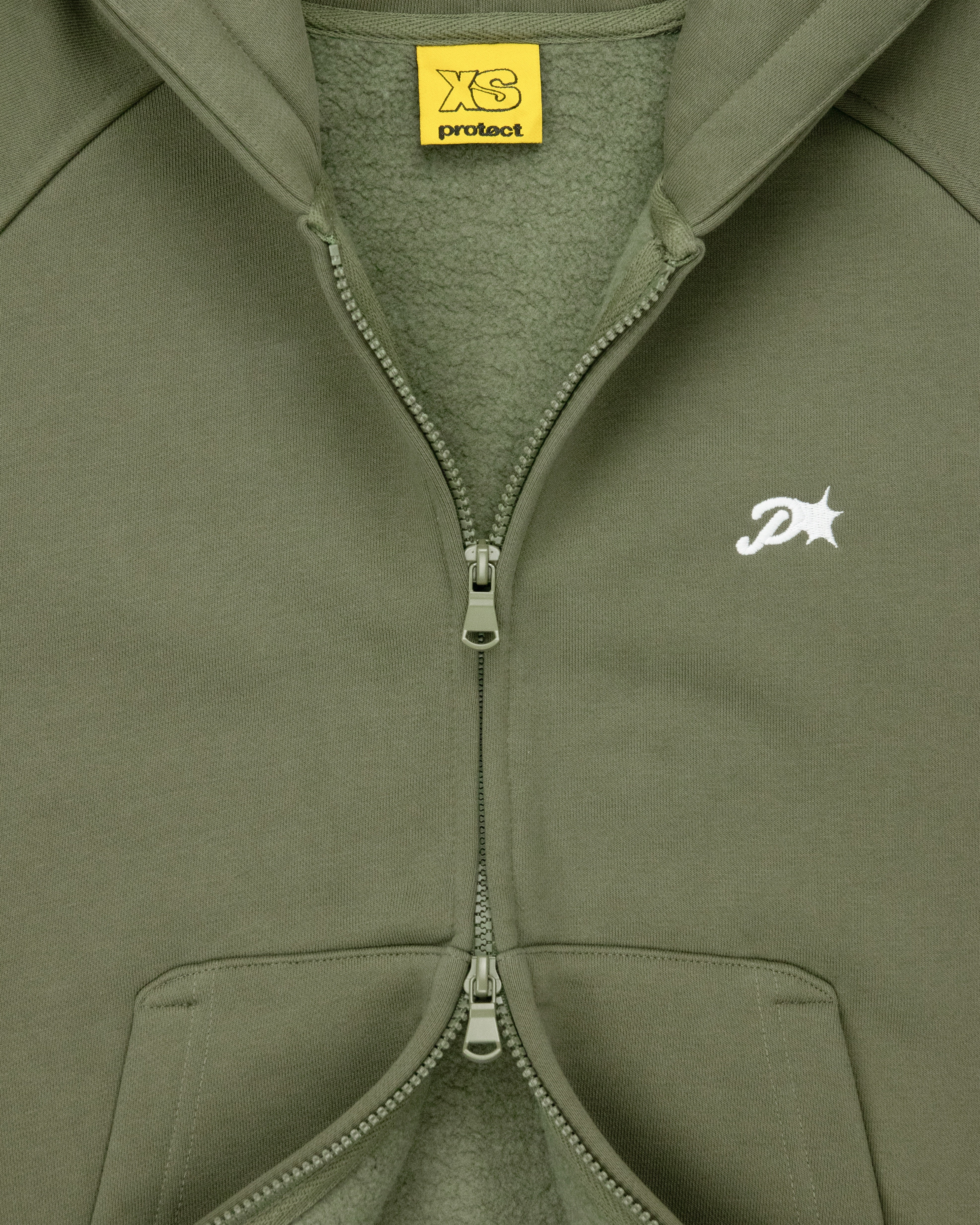 OLIVE DAY2DAY ZIP-UP HOODIE - Image 9